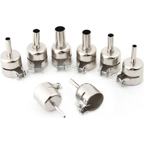 Kit de 8 buses pour pistolet thermique, pour outils de réparation de stations de soudage à air chaud (3/4/5/6/7/8/10/12 mm) (1/5)