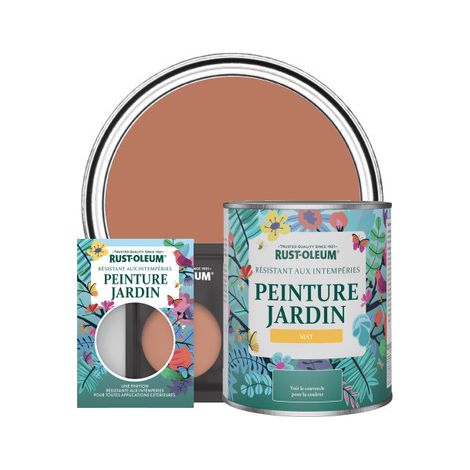 Peinture Jardin, Finition Mat- Sienne (1/3)
