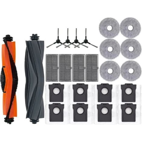 Pièces de rechange pour aspirateur,  Pour L10S Pro Ultra Heat,   X30 Ultra,   X30 Pièces de rechange Accessoires Brosse Filtre Chiffon de vadrouille Sacs à poussière (1/4)