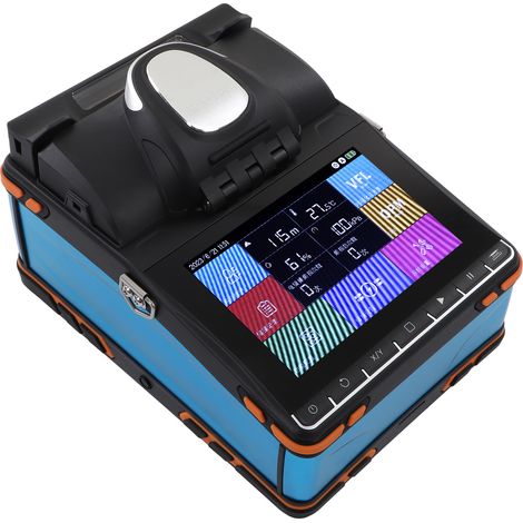 Kit Soudure Fibre Optique Automatique Écran Tactile 6 Moteurs Machine à Souder Fibres 100-240V Prise UE (1/5)