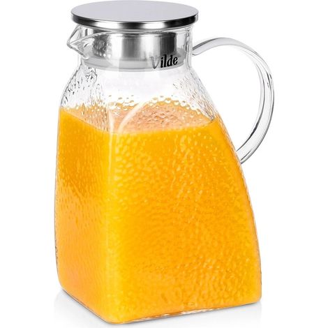 Glass pitcher with lid narrow 18l borosilicate 235493101 (1/5)