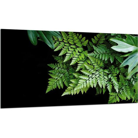 PLAQUE DE PROTECTION EN VERRE POUR POÊLE 90x52 FEUILLES (1/5)