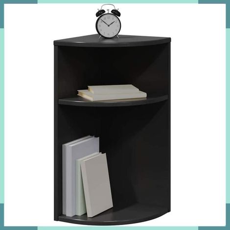Table d'appoint - 891121 - Noir - Bois d'ingénierie - 29,6 x 29,6 x 60 cm (1/5)