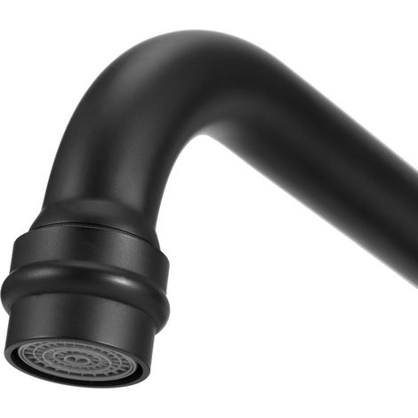 Grifo mural para bañera en cobre negro con 2 manijas – Grifo de cinco vías tipo A – Mezclador termostático con reductor y tapas embellecedoras. (1/5)