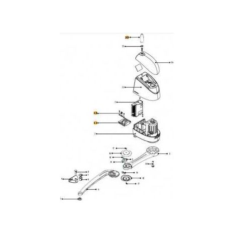 Somfy – Kit d'accessoires pour moteur Axovia 220B – Passe-fil, serre-câble, clé de démontage – Pièces d'origine pour motorisation de portail