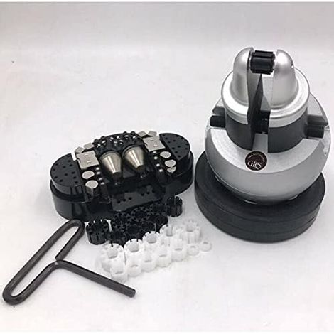 Base estándar con mandril de bola para joyería, herramientas de joyería, asiento universal para diamantes