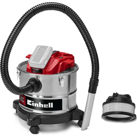 Einhell Akku-Aschesauger TE-AV 18/15 Li C-Solo Power X-Change (18 V, 100 mbar Saugleistung, 15 L Auffangbehälter, Filterreinigungssystem, Blasfunktion, ohne Akku) (1/5)