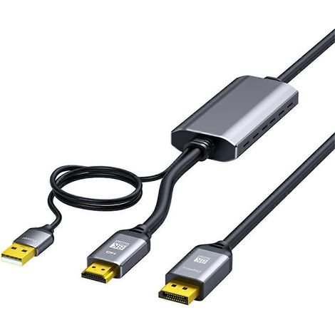 -Compatible avec le câble de connexion moniteur DP de 2 mètres (1/5)
