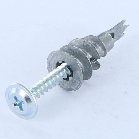 Cheville METAL Vis autoperceuse RAWL 13X31 Avec Vis-10 pièces (1/4)