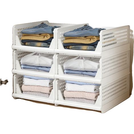 Organizador de almacenamiento, diseño deslizante, uso versátil, BLANCO (1/2)