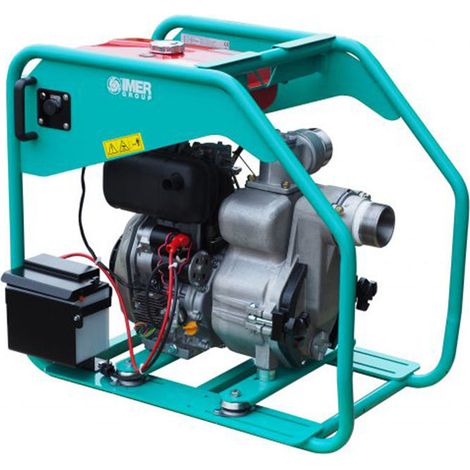 Motopompe diesel pour eaux très chargées débit 1150 l/min WORMS