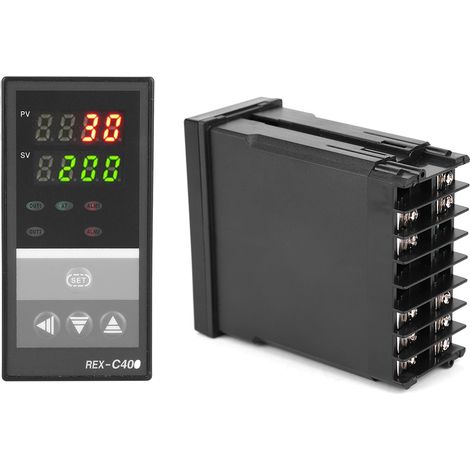 Thermostat régulateur de température intelligent REX C400 pour machines de fournaise (1/5)