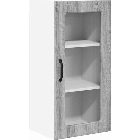 Meubles de Rangement,Armoire de cuisine avec étagère Gris Sonoma 40 x 31 x 80 cm CFW598667 (1/5)