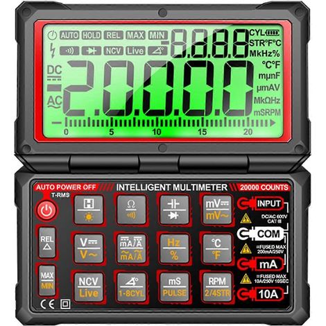 Multimètre de réparation automobile rechargeable intelligent 623, testeur 20 000 points (1/5)