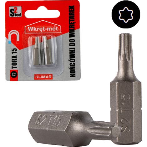 Punta per cacciavite TIPO TORX-15 S2 (1/5)
