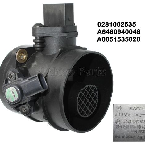 Capteur de débit d'air MAF 0281002535 A6460940048 6460940048 (1/5)