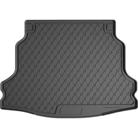 Vasca baule su misura in gomma sintetica - compatibile per  Honda Civic 5p (03/1707/22) con ruotino