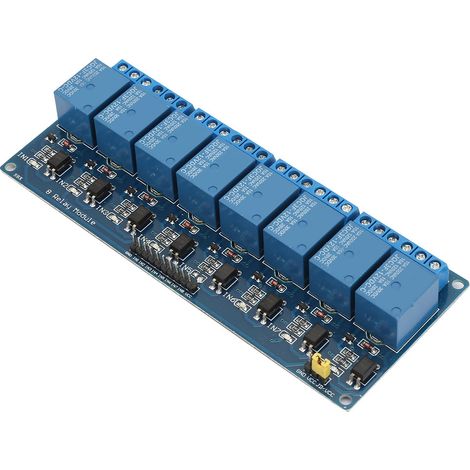 8-Kanal-Relaismodul mit Optokoppler-Isolation, 12V blaue Karte für SPS-Industriesteuerung (1/5)