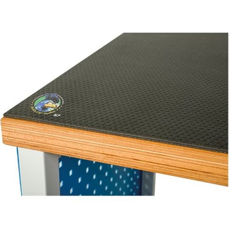 Sicherheits-Anti-Rutschmatte als Werkbankabdeckung Maße in mm (BxTxH): 1000 x 750 x 4 (1/2)