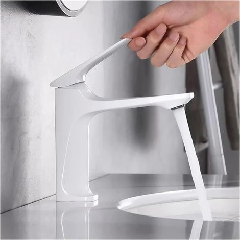 Mitigeur pour vasque, laiton, monocommande, pour sanitaires (1/5)