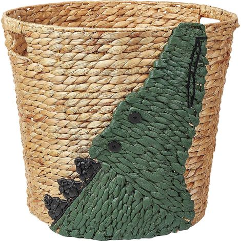 Kids Basket Crocodile LOXTON Wicker Natural