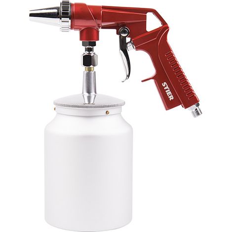 [GEBRAUCHT] Stier Sandstrahlpistole Ssp 1000 Arbeitsdruck 5   10 Bar Fassungsvermögen 1 L B-Ware