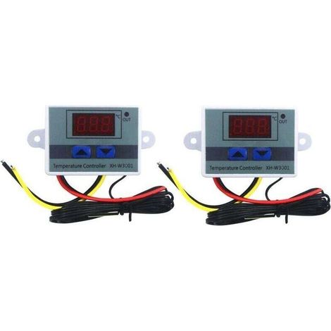Contrôleur de Température Numérique LED 110-220V AC pour Incubateur Chauffage Refroidissement Thermostat Capteur (1/4)