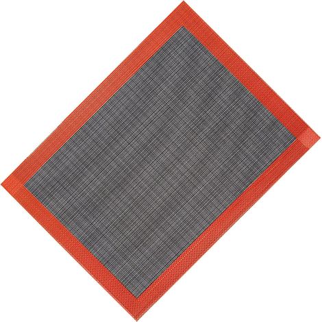 Tapis de cuisson en maille, antiadhésif, en fibre de verre de qualité alimentaire, respirant, pour four, micro-ondes et réfrigérateur. (1/5)