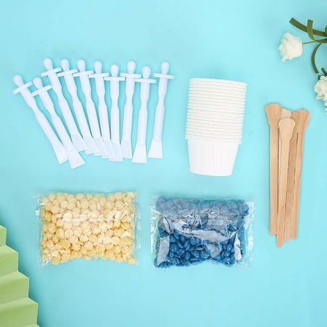 Bleu ZOO 70g Cire Épilation Visage Nez Haricots avec Bâtonnets Applicateurs (1/5)