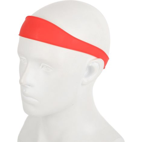 Guide de coupe de cheveux en silicone flexible, modèle ergonomique pour nuque, coupe DIY à domicile rouge (1/5)