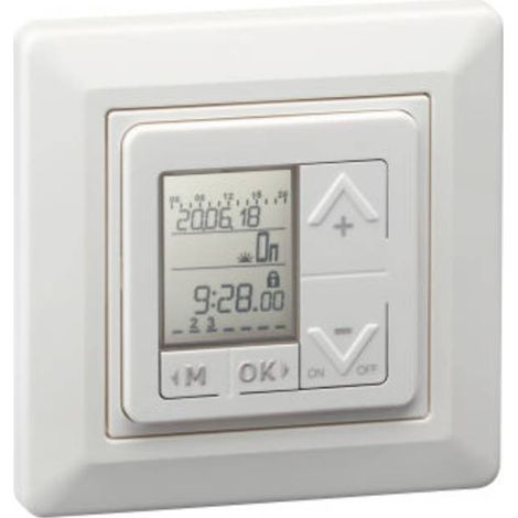 Paladin Programmateur Horaire Numérique Blanc Compact (1/2)