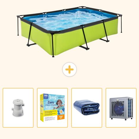 Exit-toys Piscine Exit Rectangulaire - 300x200x65 cm - 5-pièces S331 (1/5)