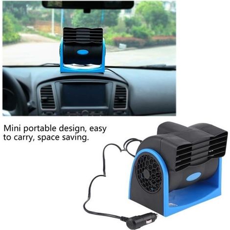 Climatiseur Mini 12V - HB047 - Silencieux - Vitesse Réglable - Universel (1/2)