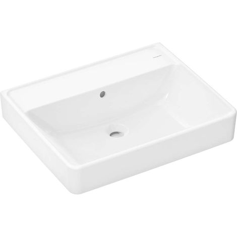 hansgrohe Xanuia Q lavabo, sin agujero para grifo, con