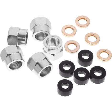 Kit de réparation raccords à gaz évasés (5 pièces) avec écrou et (1/5)