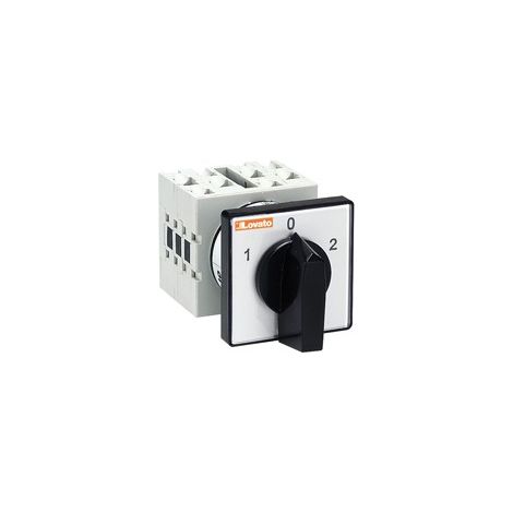 Deviatore 2P 2Pos. Montaggio Frontale (Lovato Cod. Gx1655U)