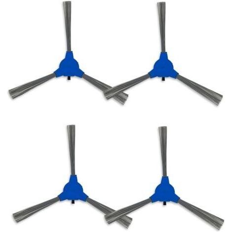 Lot de 4 brosses latérales de rechange compatibles avec les aspirateurs Eufy RoboVac 11S MAX 15C MAX 30C MAX G30 (1/5)