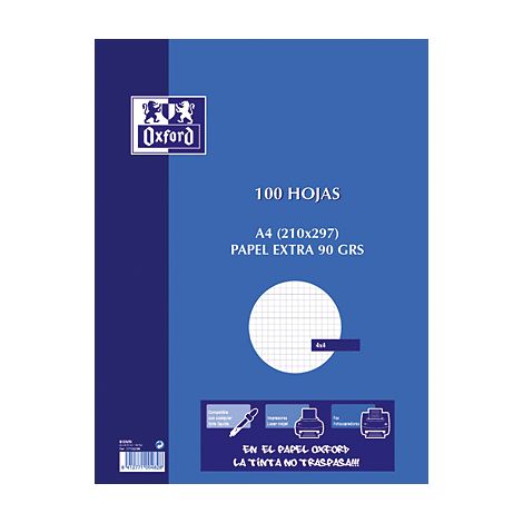 OXF RESMILLERIA 100H A4 90G 4X4 17102299