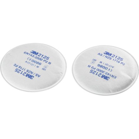 3M Partikelwechselfilter-Set, 10 Paar P2R rund 10 Stk