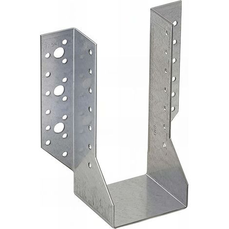 Sabot de charpente galvanisé à ailes extérieures - Larg. 80 x Ht. 180 mm (1/3)