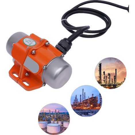 Moteur de vibration, puissance de 30W, tension de 220V, vitesse de 3000 RPM, étanche IP65, bloc excentrique réglable (1/5)