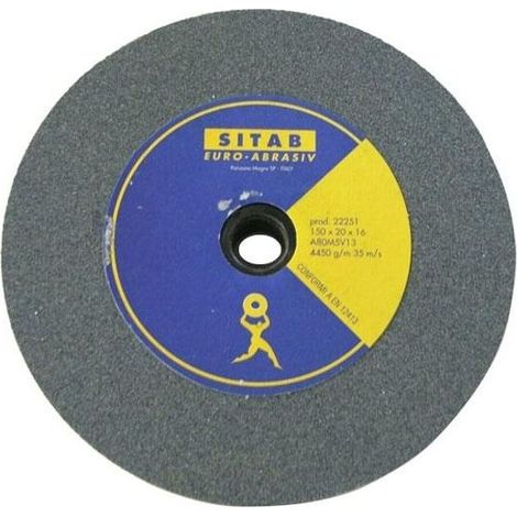 Mola Abrasiva 150X20 F.16,0 Gr 80 Sitab