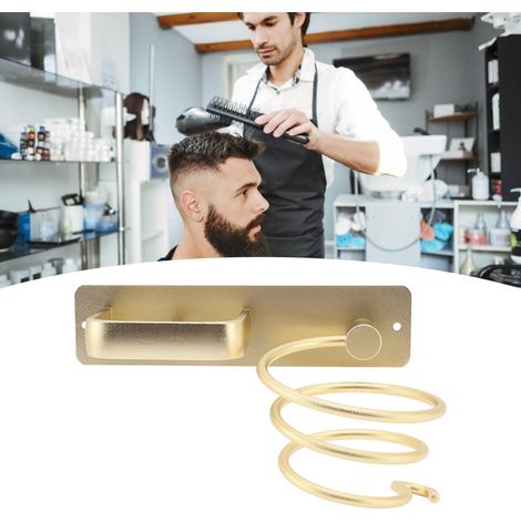 Haartrocknerständer aus Aluminium, Haartrockner-Ablage, Haartrocknerhalter (1/5)