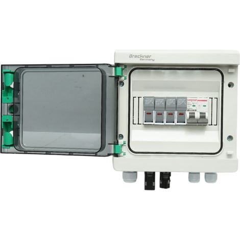 Quadro fusibili da 8 moduli, equipaggiato monofase per sistemi 3–6 kW Breckner Germany (1/5)
