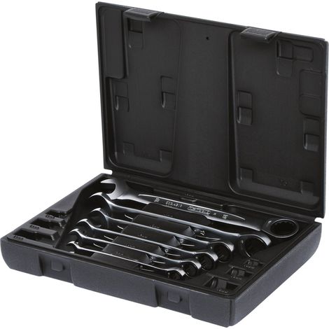 KS Tools Jeu de clés mixtes à cliquet GEARplus, 6 pcs. (1/4)