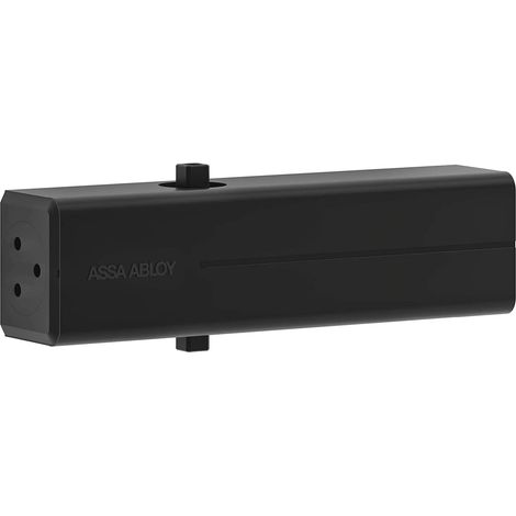 ASSA ABLOY DC140-0----9005 DC140 Chiudiporta Aereo Solo Corpo Forza EN 2-3-4-5 conforme EN 1154 per porte fino a 1250 mm colore Nero (1/3)