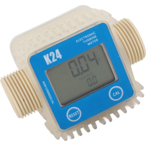 K24 LCD-Turbinen-Digital-Dieselkraftstoff-Durchflussmesser, der häufig für Chemikalien und Wasser verwendet wird (1/5)