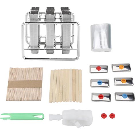 Moule à Glace en Acier Inoxydable pour Usage Domestique et Professionnel - Fabricant de Popsicles DIY (Modèle 2) (1/5)