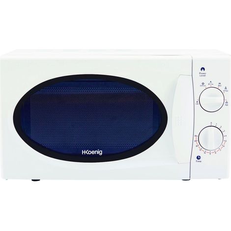 Mikrowelle H Koenig VIO6 weiß 20 Liter 700 Watt (1/5)