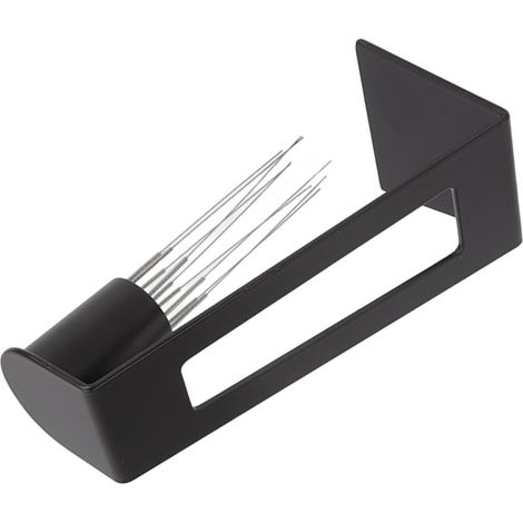 0,4 mm Kaffeepulverbehälter mit abnehmbarer Magnetnadel und integriertem Rührwerk, für Kaffee (schwarz). (1/5)